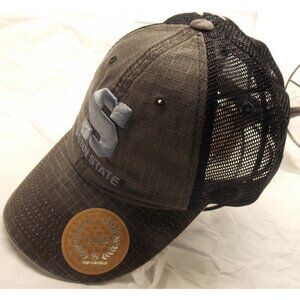 Penn State Lions S logo Mesh Trucker Hat Snap Back Closure Collegiate Headwear